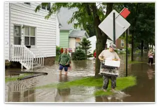 You may think you need flood insurance only if you live near water. Think again.